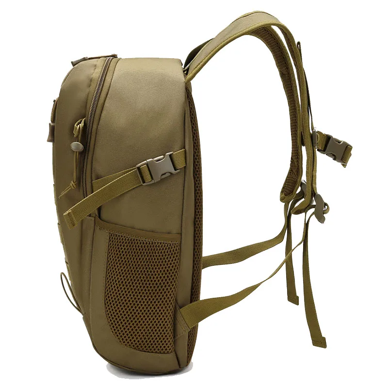 Mochila tática pequena para homens, 25l, impermeável, para viagens, camping, pesca, caça, armygreen