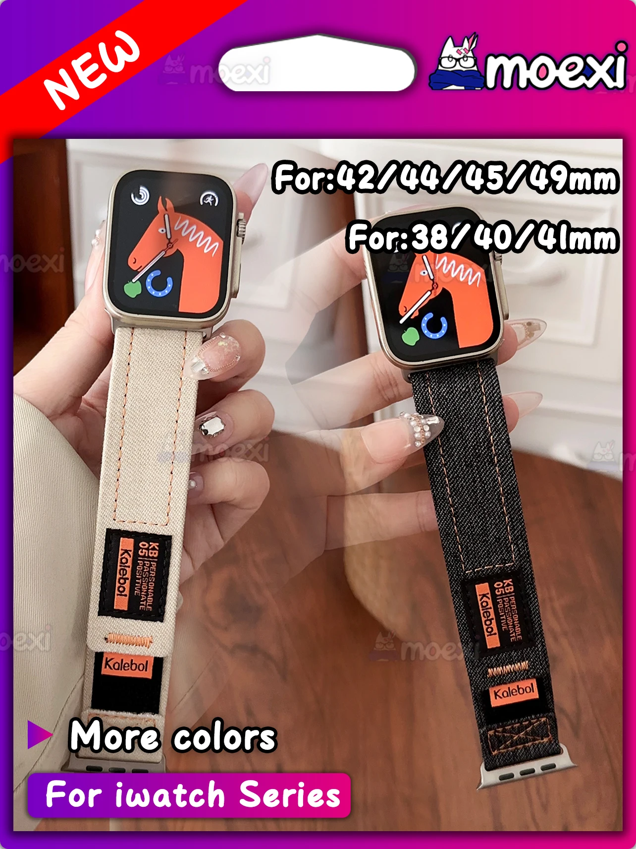 Leather Cowboy Strap Accessories For Smart Watch HK9 PRO HK9 ULTRA GEN 2 HK8 PRO MAX HK9 Ultra one Hello 3+ LG68 Smartwatch Band