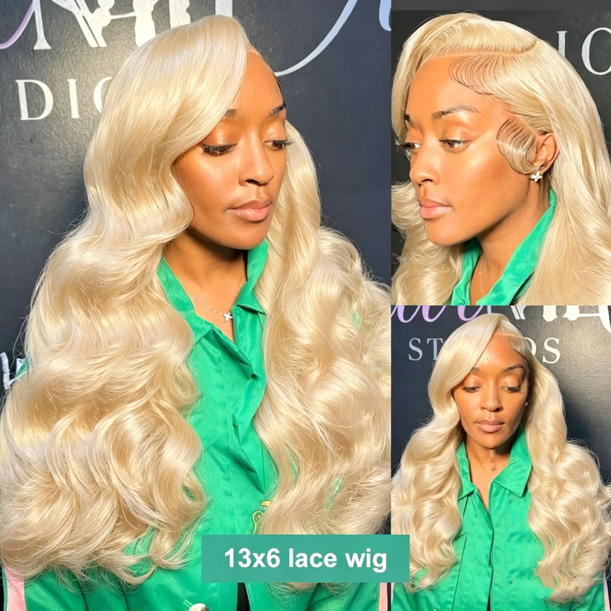 613 Hd Lace Frontal Wig 13x6 Body Wave Human Hair Wigs Blonde Human Lace Front Wig 13x4 Transparent Wig Pre Plucked 250 Density - Image 6