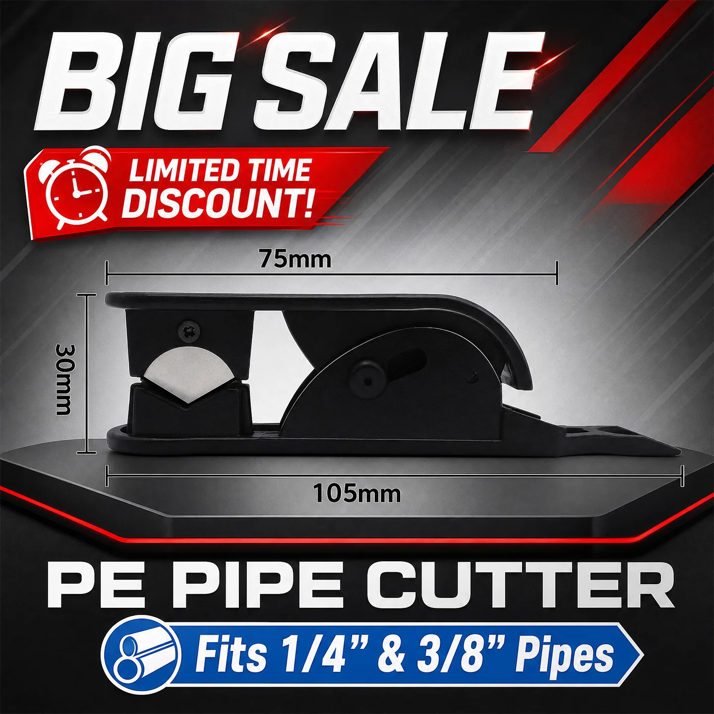 Tube Hose Cutter Scissors 1/4