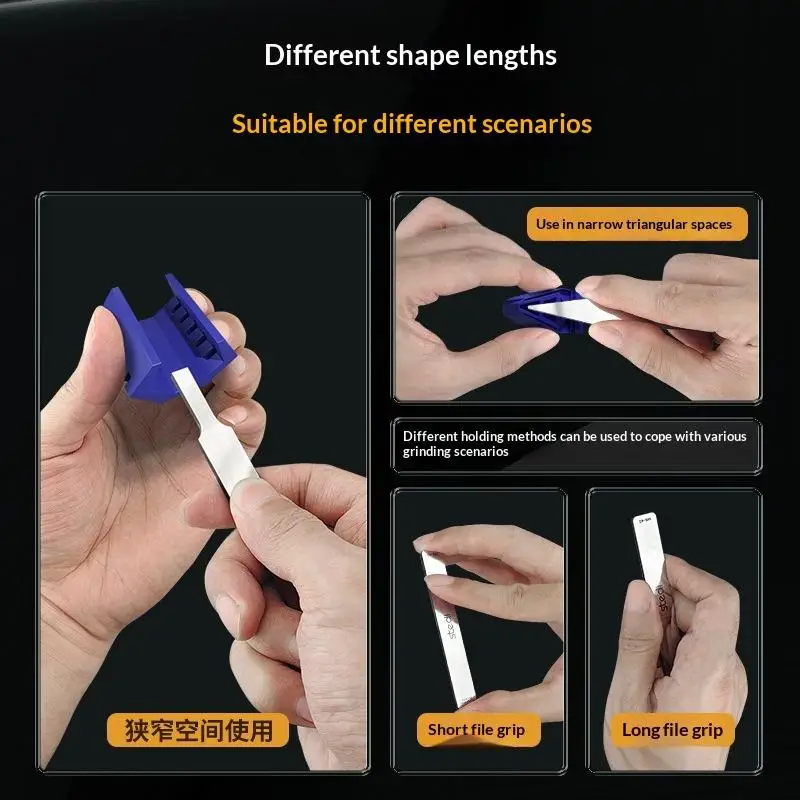 Ultra Fine Glass File Washable / Durable Polishing Tool For Models Nub Removal Mirror Finish Residue Polishing