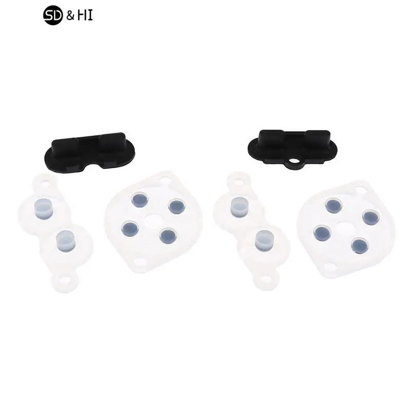 Rubber Repair Rebuild Replacement Parts For NES Controller Joy A B D Pad Silicon Start Rubber Button 1set