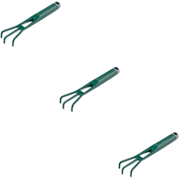 3pcs Gardening Tools Outdoor Cultivation Tool Set - Orchard Rake, Soil Digging Hand Tool, Plastic Garden Rake