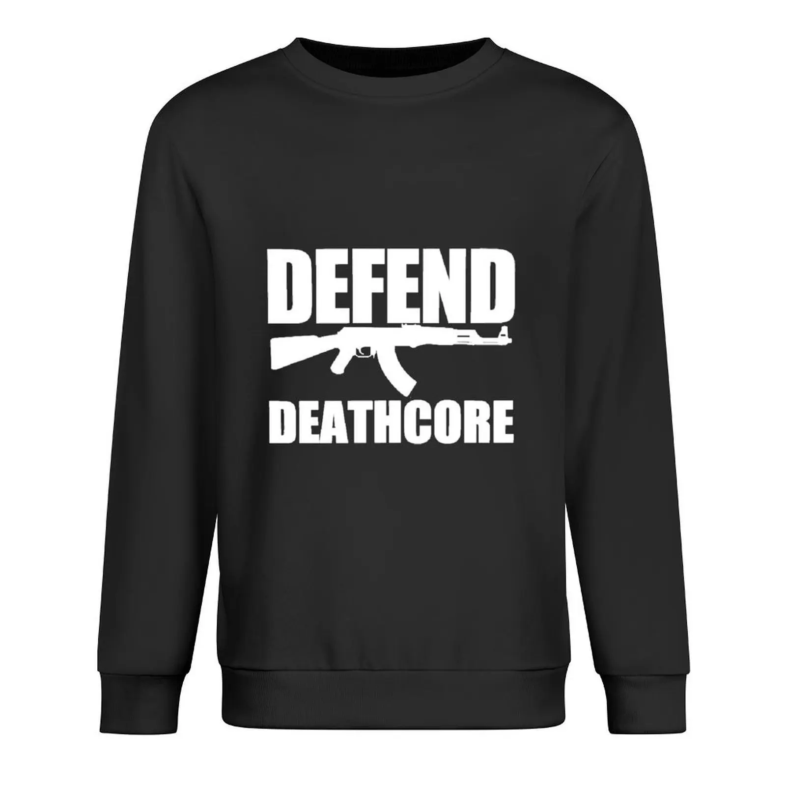 

Defend Deathcore - White Pullover tracksuit men men's sweat-shirt autumn mens clothing sweatshirts