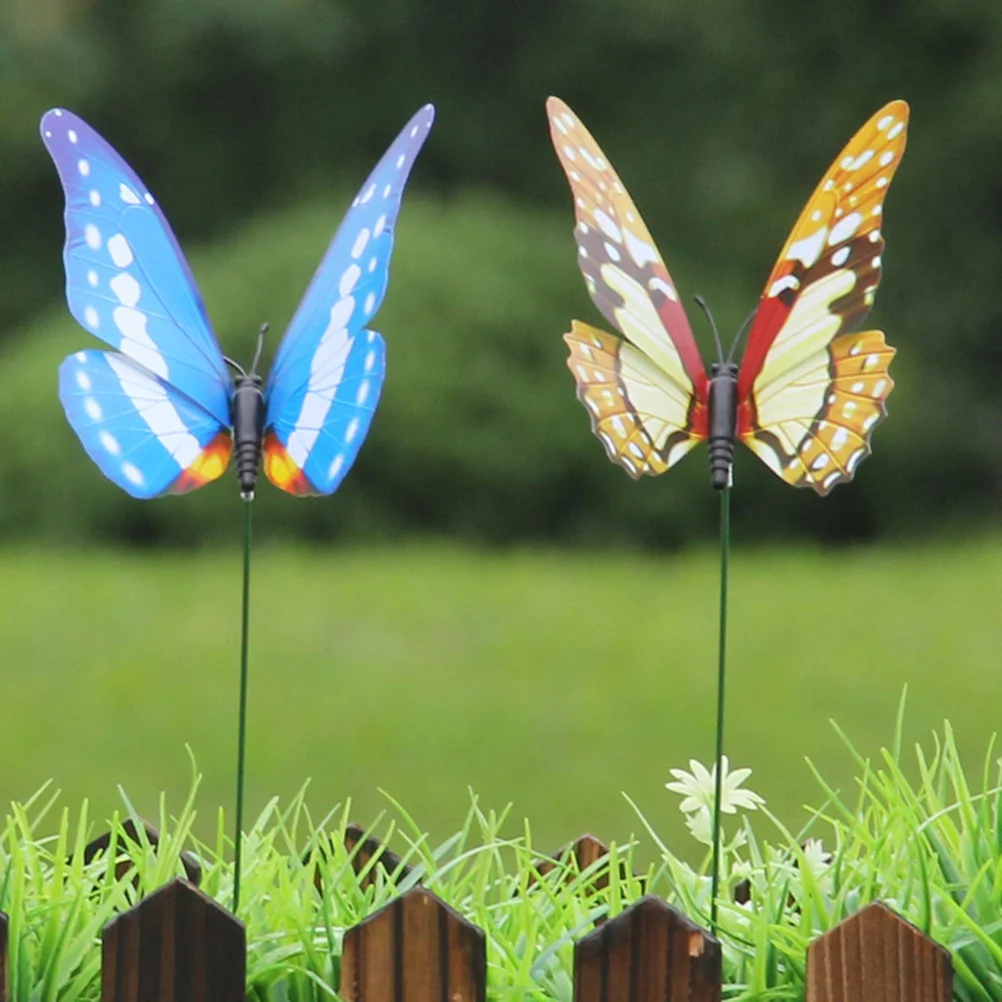 

Butterfly Garden Stakes Decorative 12Pcs Garden Ornaments Patio Decor Outdoor Yard