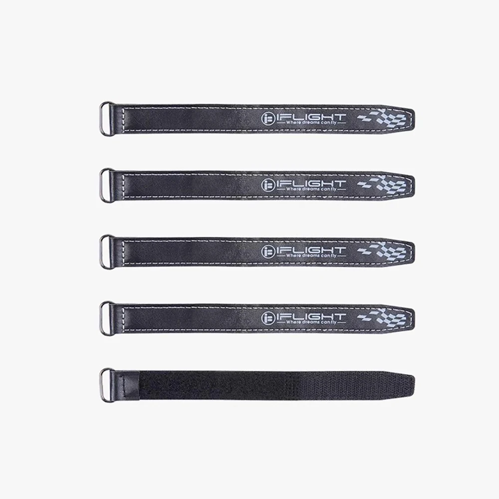 5pcs iFlight Microfiber PU Leather Battery Strap For FPV Racing Drone