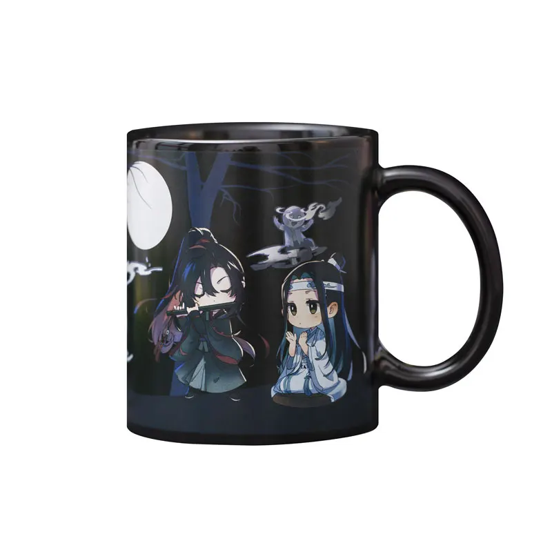 Mo Dao Zu Shi MDZS Wei Wuxian Lan Wanji Couple Color-Changing Mug Cup Water Mug Cup Official Cosplay Prop