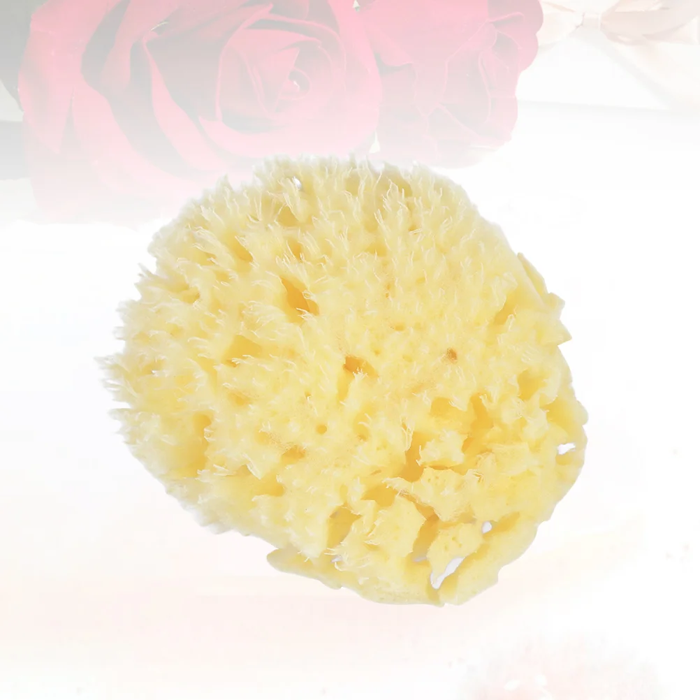 Face Sponge Sea Wool Mineral Bath Baby Sponges for Newborns Natural Honeycomb Shower Take