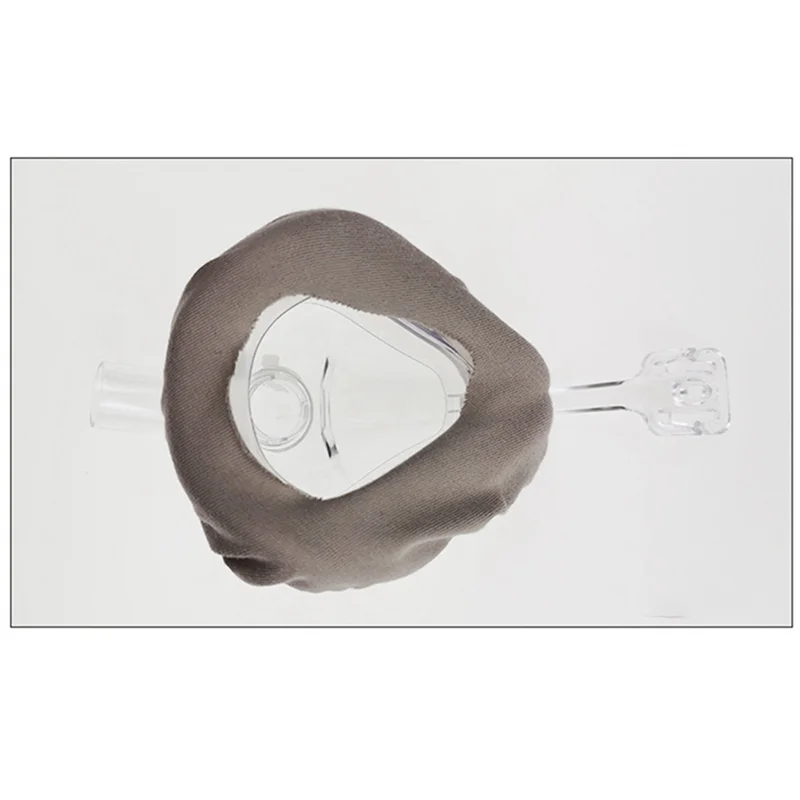 8 шт. вкладыши для масок CPAP, многоразовые тканевые удобные чехлы для уменьшения утечек воздуха, раздражения кожи, моющиеся и легко чистящиеся серые-ABJU