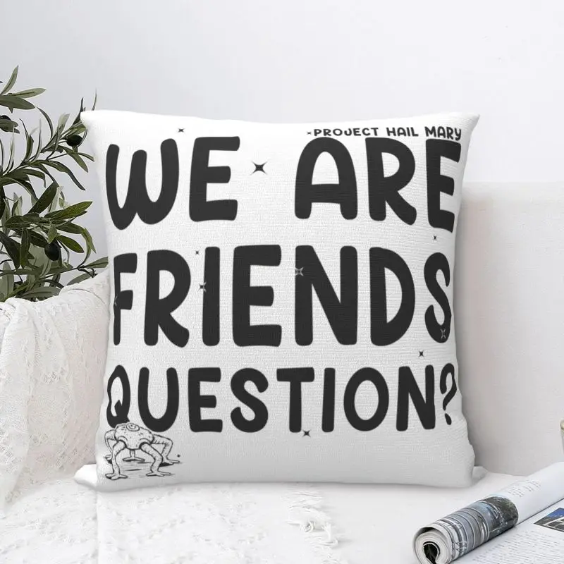Custom 2026 New Rescue Plan Funny Projects Hail Mary Rocky Quote Pillow Case 45x45cm Cushions Cover Square Pillowcase