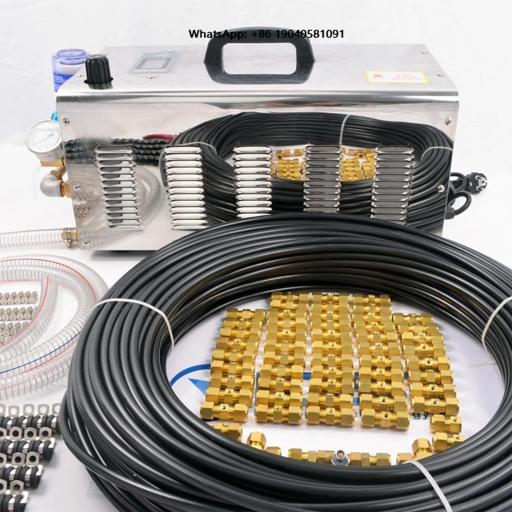 Outdoor High Pressure Misting System for Poultry House Mushroom Greenhouse Irrigation Cooling Humidifying