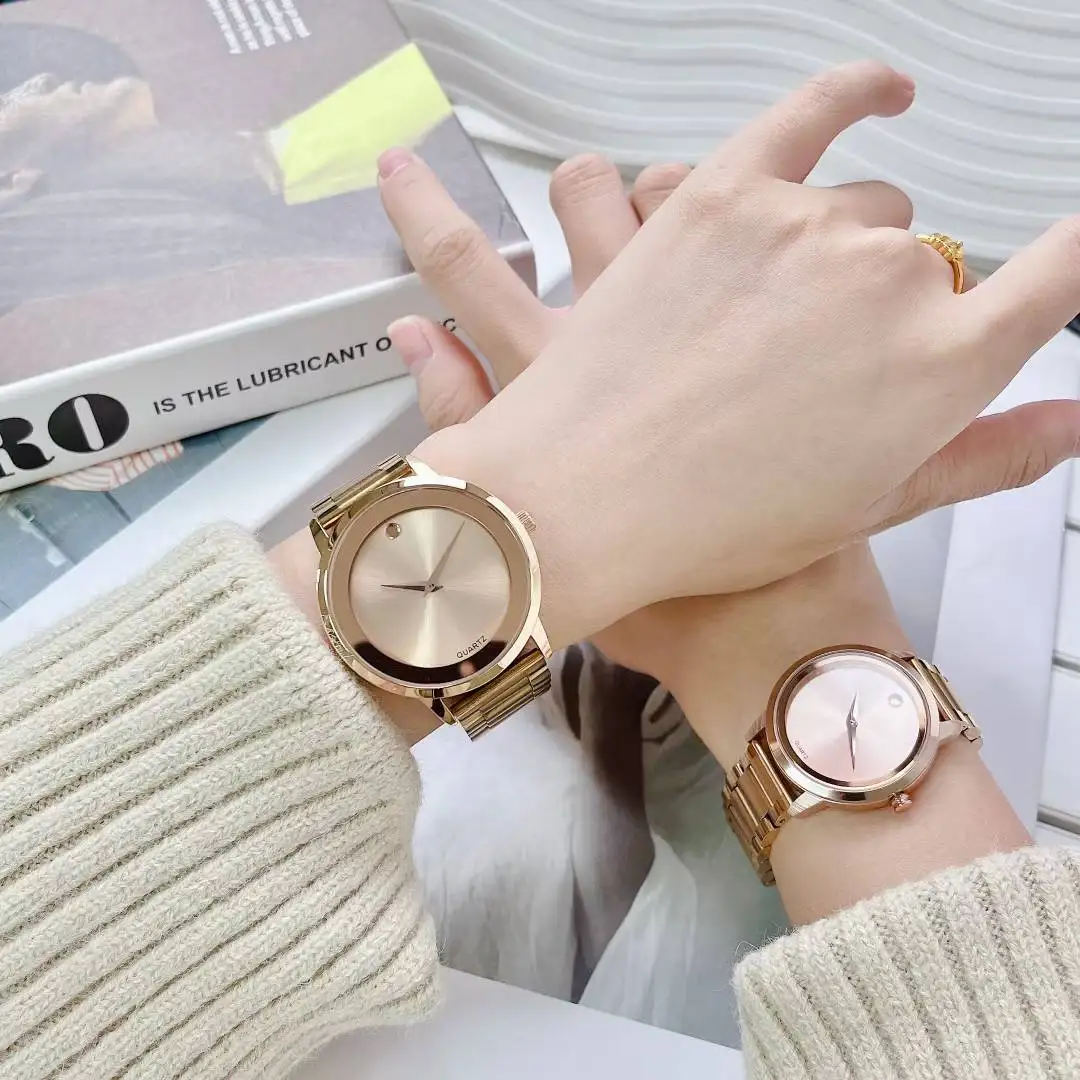 ساعات HUMPBUCK من الفولاذ المقاوم للصدأ للرجال كوارتز ساعة رجالية بسيطة مع قرص بسيط بدون أرقام