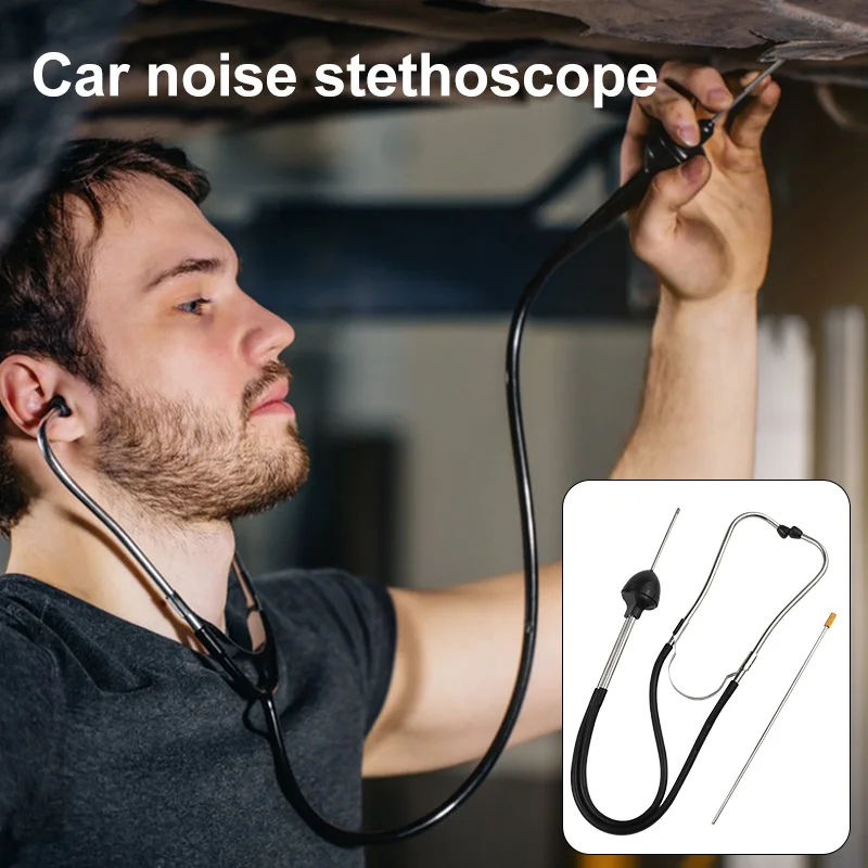 Auto Repair ToolsCylinder Stethoscope Car engine Malfunction Abnormal Noise Detector Mechanical Equipment Noise Listener