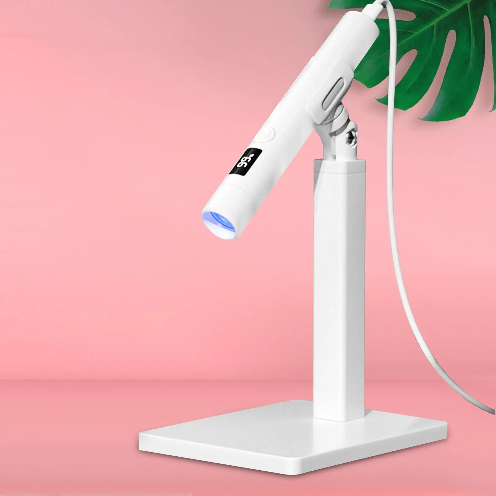 5xNail Light Stand المحمولة مسمار مجفف المشبك قوس لحقيبة صالون السفر