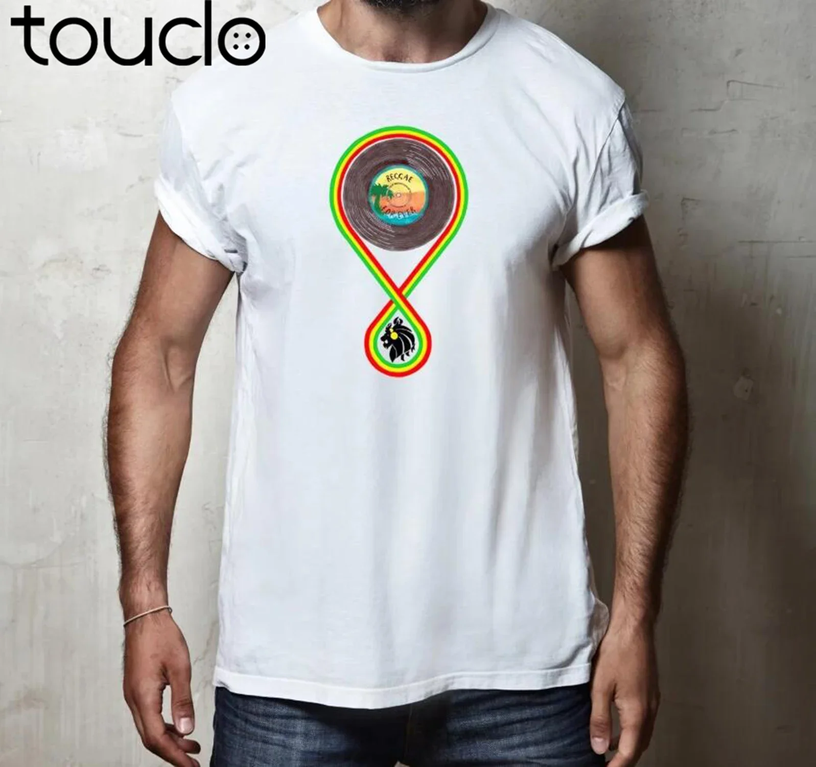 Camiseta Retro de Algodón 100% para Hombre, Estilo Rasta, Música Reggae Forever Jamaica Dub, Nueva Moda, Cuello Redondo