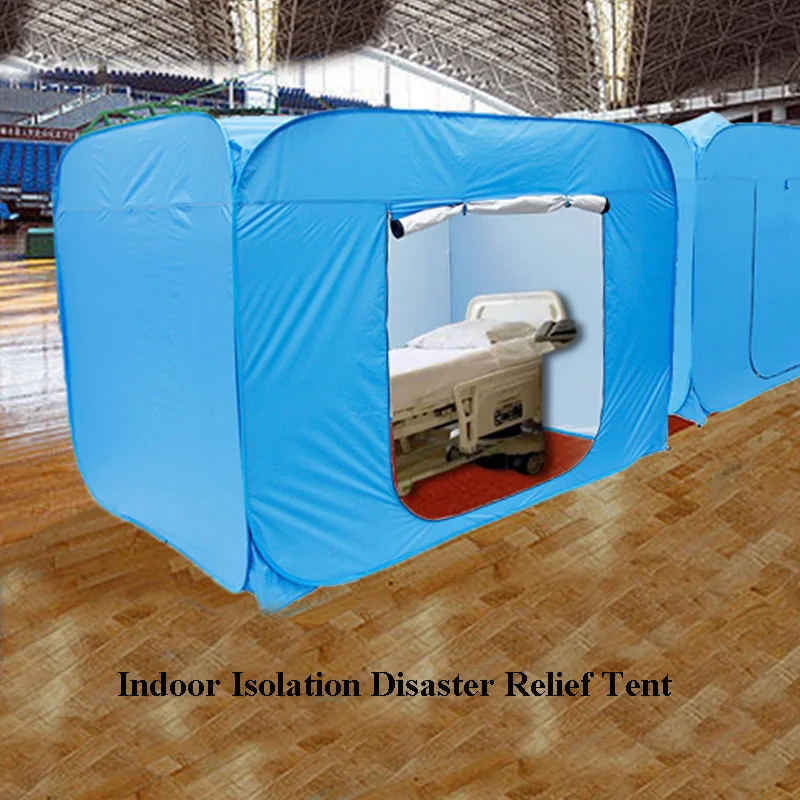 Pop Up Isolation Tent Outdoor Camp Automatic Temporary Indoor Relief Emergency Compartment Rescue Quarantine Privacy Equipment