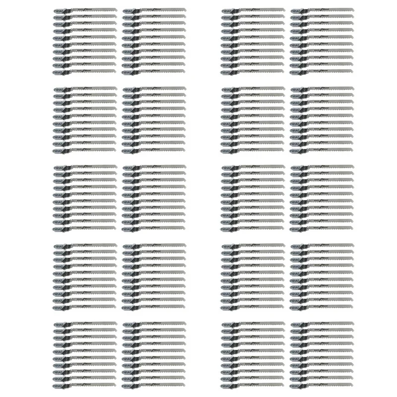 A02F-200Pcs Reciprocating Jigsaw Blade T101AO T-Shank Multi Jig Saw Blades For Wood Plastic Cutting Disc