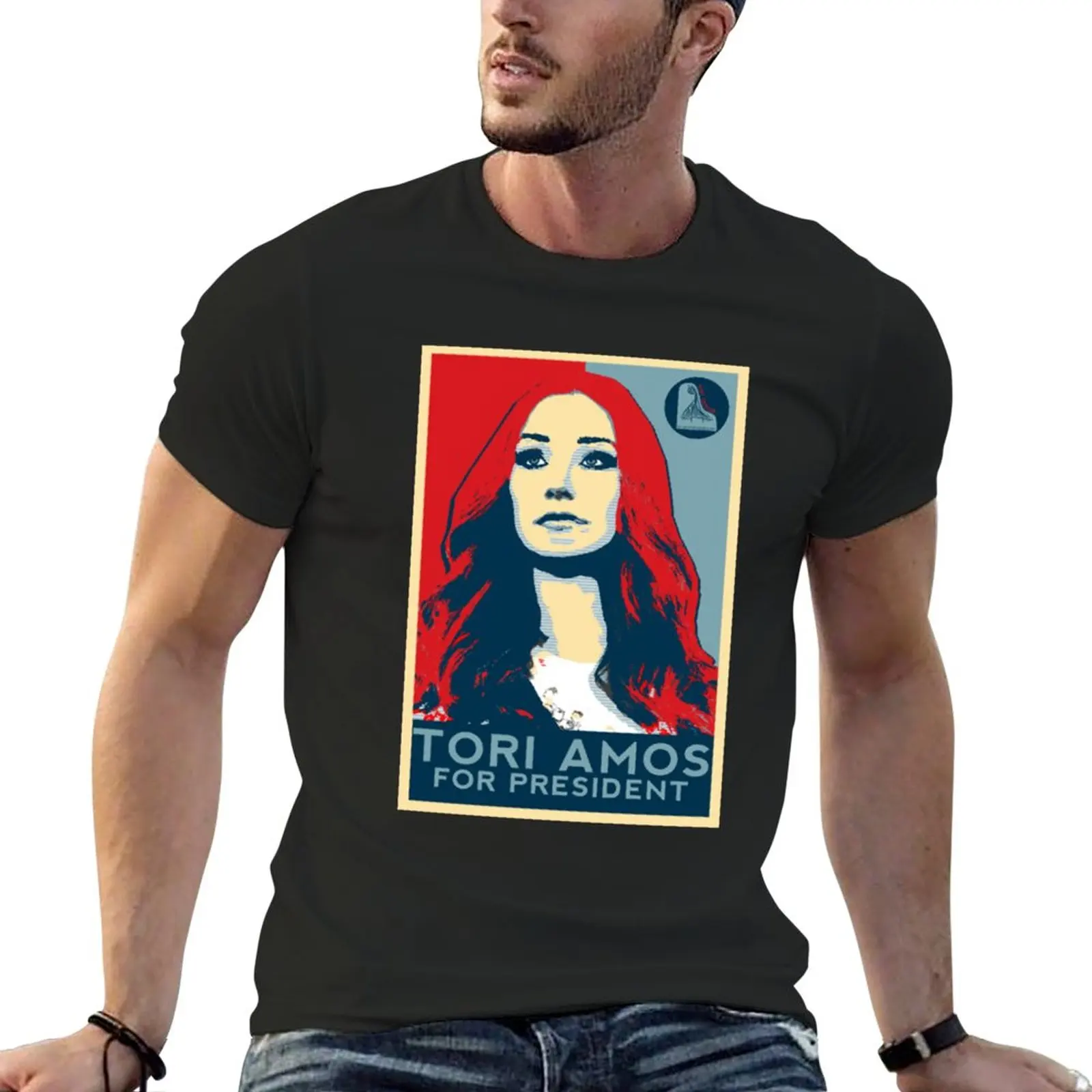 New Tori Amos For President T-Shirt quick drying t-shirt black t shirts sports fan t-shirts plain black t shirts men