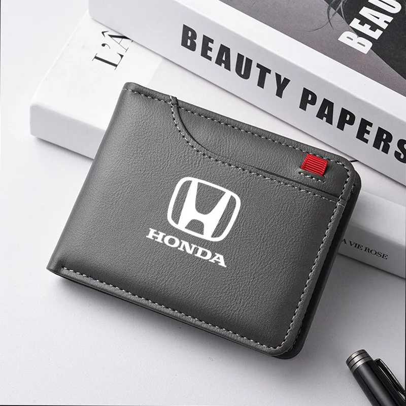 

Car Driver License Bag Driving Credit Card Documents Wallet Holder For Honda Mugen Power Civic Accords CRV Hrv Jazz CBR VTEC VFR