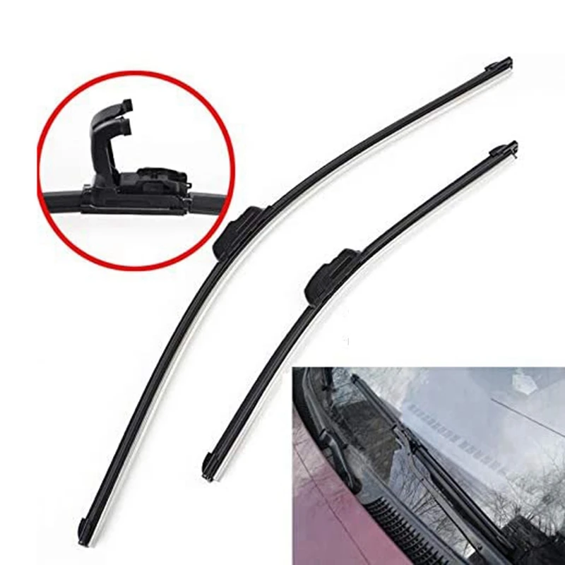 Car Front And Rear Wiper Blade Kit Windshield Wiper Strip Front Rear Window Wiper Kit For Hyundai Tucson 2004-2009