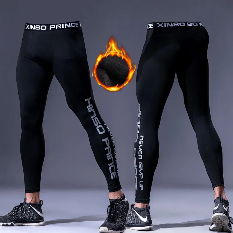 Thermo-Unterwäsche für Herren, Winter, dick, mit Fleece gefüttert, lange Unterhosen, warme Leggings, Basisschichthose, hält warm, Kompressionsstrumpfhose – Detail 7