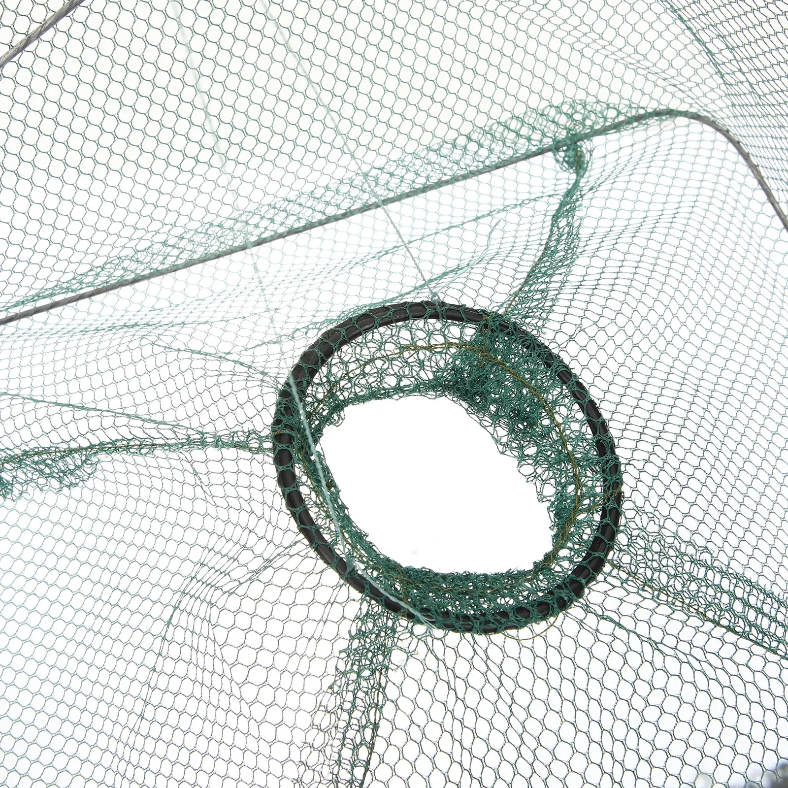

Foldable Shrimp Cage Fishing Storage Net Durable Nylon Fish Catcher Net Lightweight Portable Fishing Mesh Bag Catching Netting