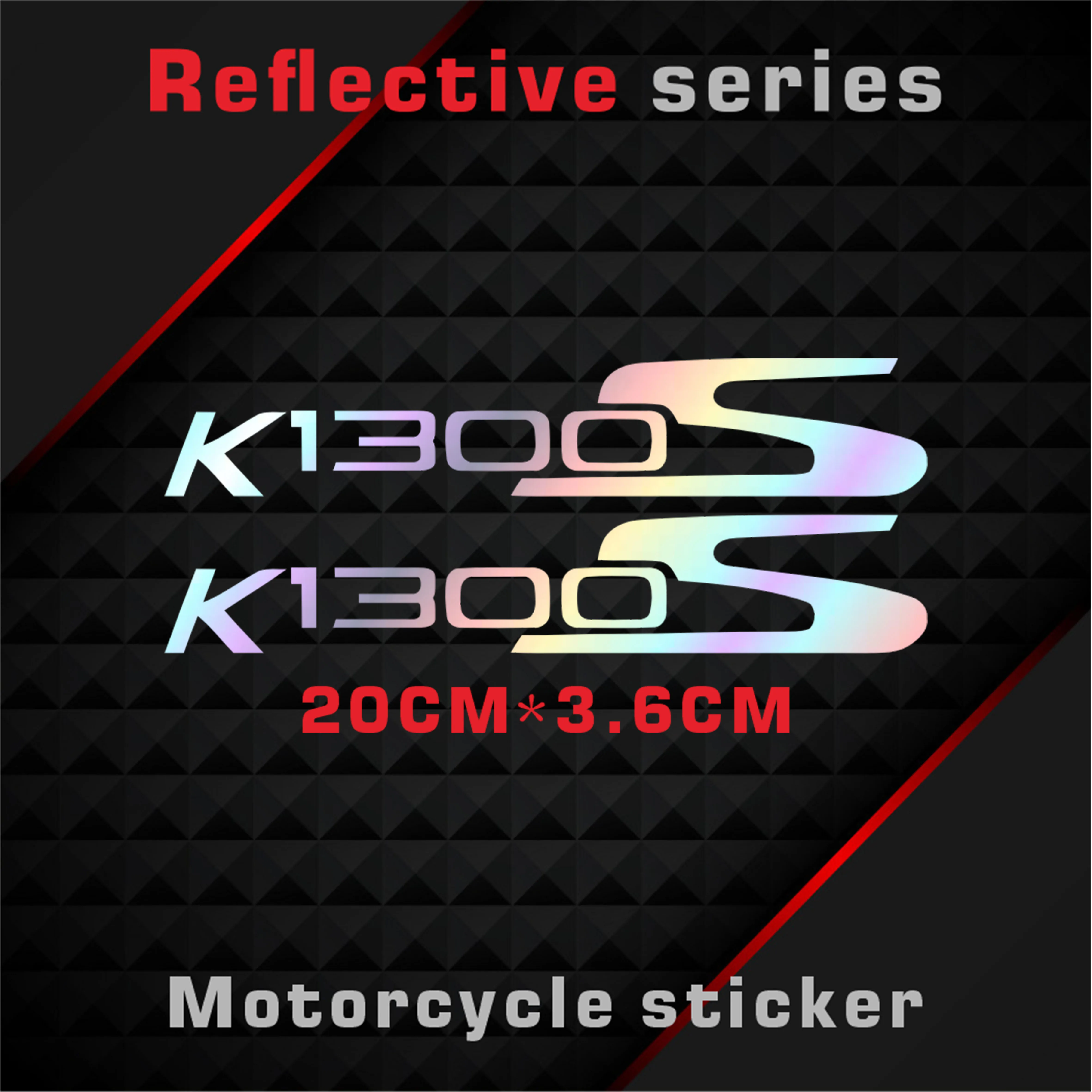 

New Motorcycle Stickers Body Reflective Waterproof Body fuel tank logo sticker Kit For K1300S Decorative stickers