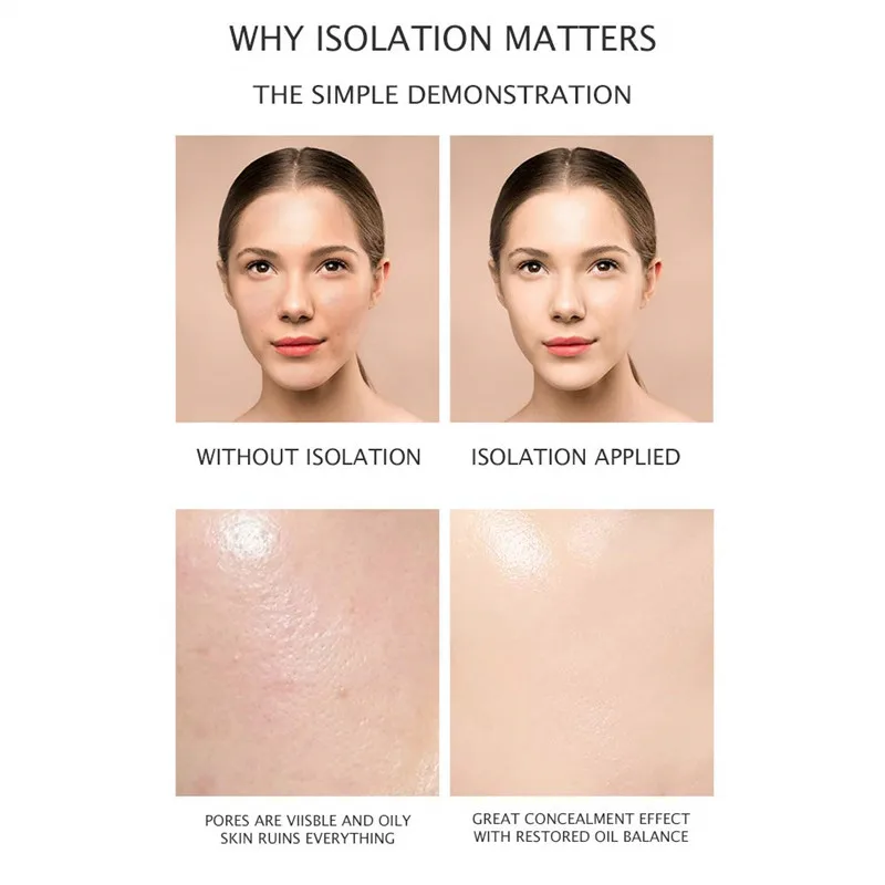 40g JOMTAM Contour Color Isolation Jomtam Tri-lor Turn On Cream  Waterproof Makeup Foundation Natural Makeup Base Cream