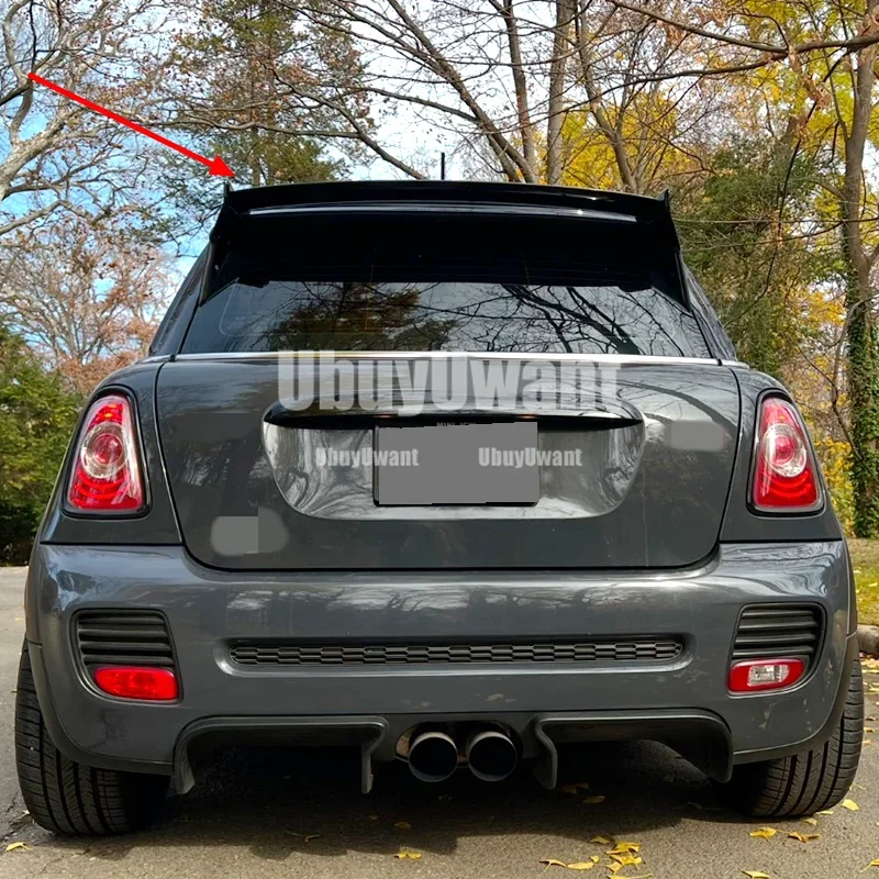 For Mini Cooper Ver.2.11/2.12 R56 JCW style 2001-2008 Carbon Fiber Rear Roof Spoiler