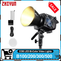 ZHIYUN MOLUS B Series 2700-6500K Bi-color COB Video Light  Bluetooth Control Photography Lighting Built-in 13 Lighting Effects