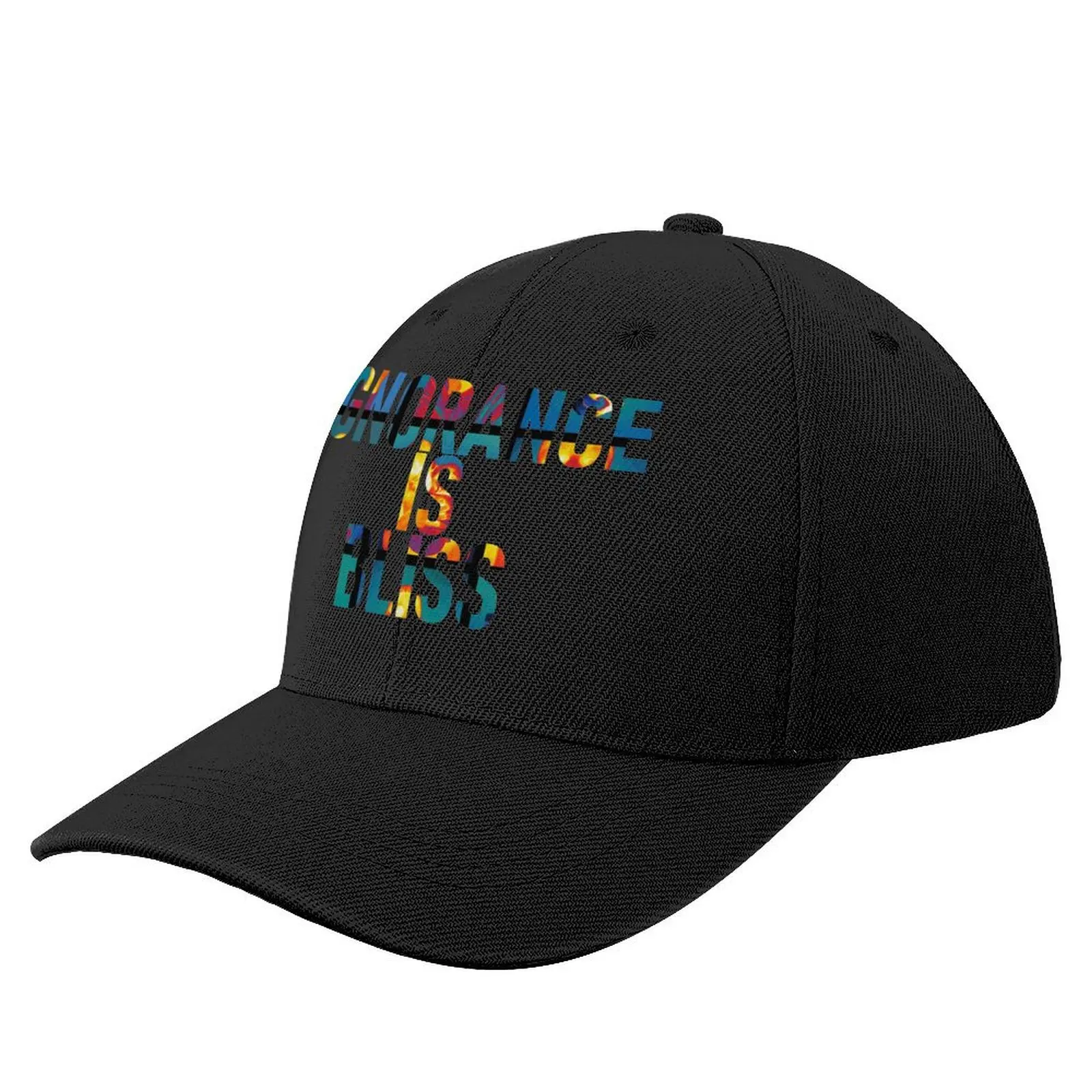 Ignorance is Bliss Baseball Cap Wild Ball Hat funny hat Men's Luxury Women's