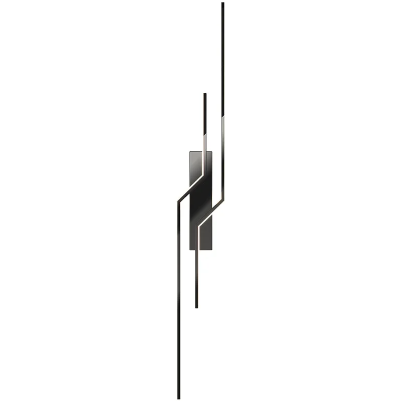 

Living room grille light TV background wall aisle light