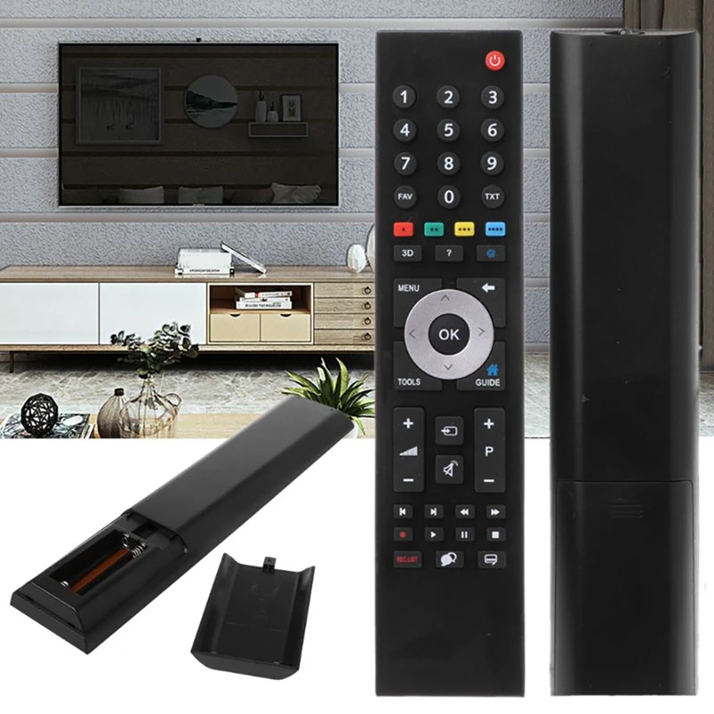 Top-TP7187R Remote Control For GRUNDIG Smart TV Replacement Remote Control TP7187R Black