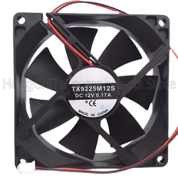 오리지널 100% 작동 냉각 선풍기, TX9225M12S, 12V, 0.17A