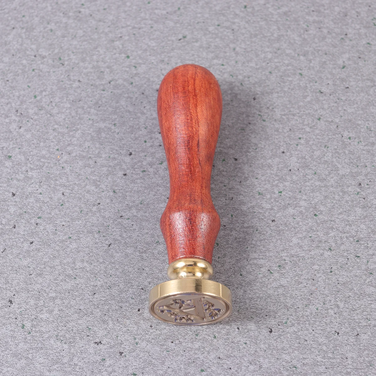 

Vintage European Style Alphabet Sealing Wax Stampers Premium Wood Copper Letter Sealing Stamper for Christmas Graduation Gifts