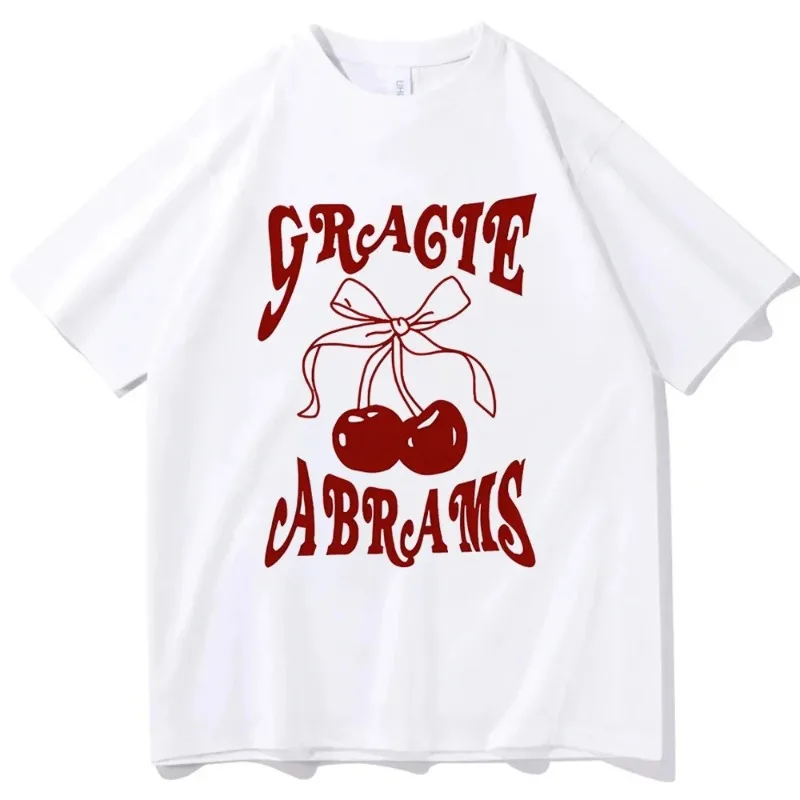 Gracie Abrams T Shirt Female Psychedelic Harajuku Hip Hop Kawaii Pastel Tshirt Women Trendy Psychedelic Graphic Anime Vintage