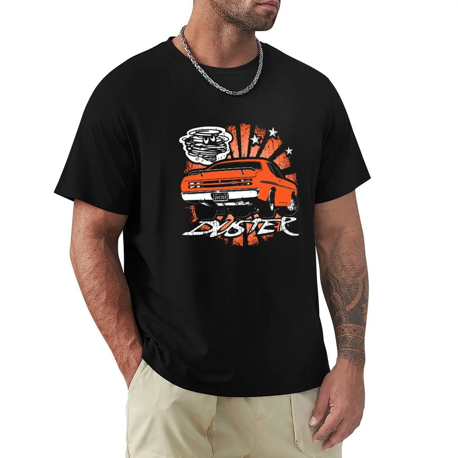 Duster T-Shirt Fashion Pattern Printed Tee Shirt