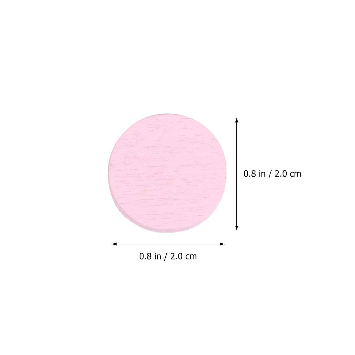 어린이 소녀용 원형 나무 조각, 다채로운 디스크 학습 도구, 학생 수학 교육 보조, 혼합 색상, 50 개