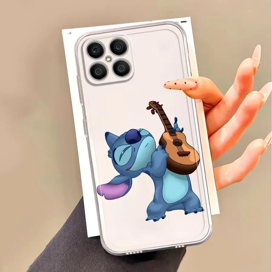Забавный мягкий чехол Disney Stitch для Honor X9a X9b X8a X8 90 Lite X8b X7b