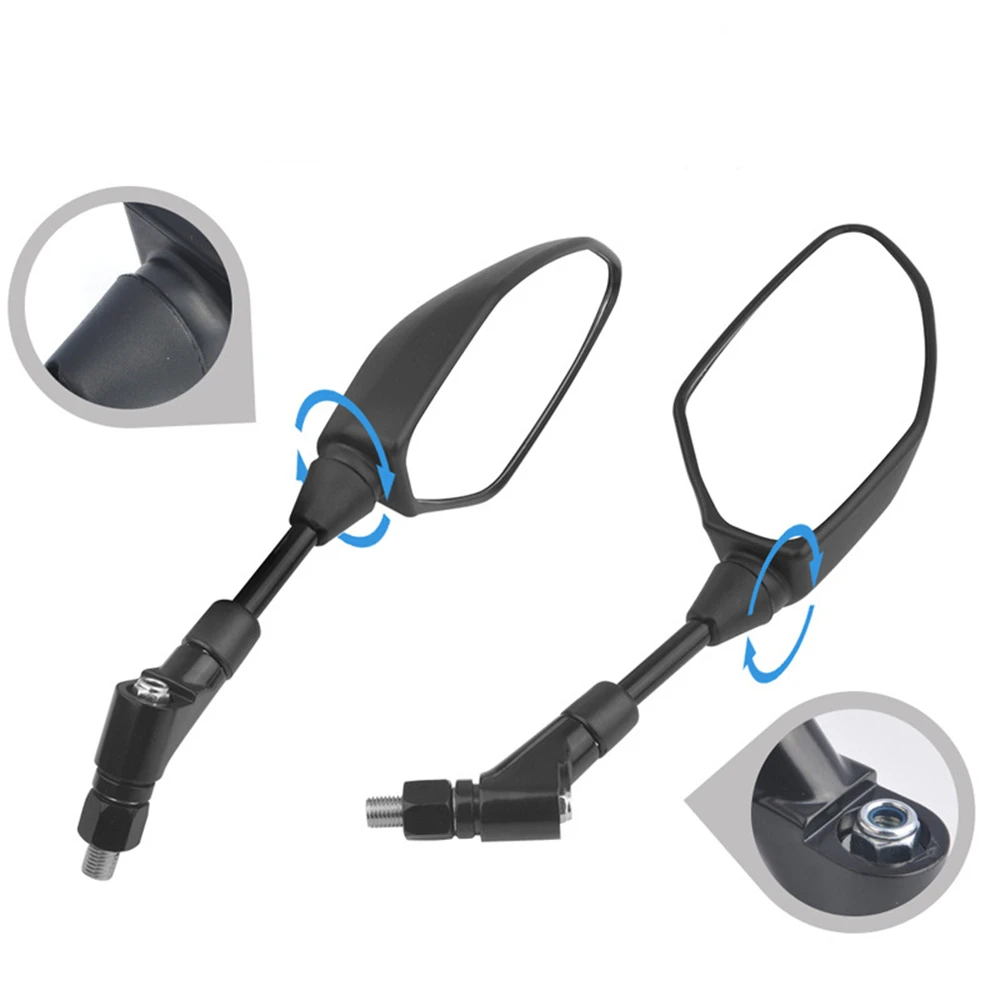 Motorcycle Side Mirrors for Yamaha Suzuki KTM Kawasaki Loncin Benelli BMW Kayo Shineray Tracer-900 MT07 MT-09 Rear-View Glasses