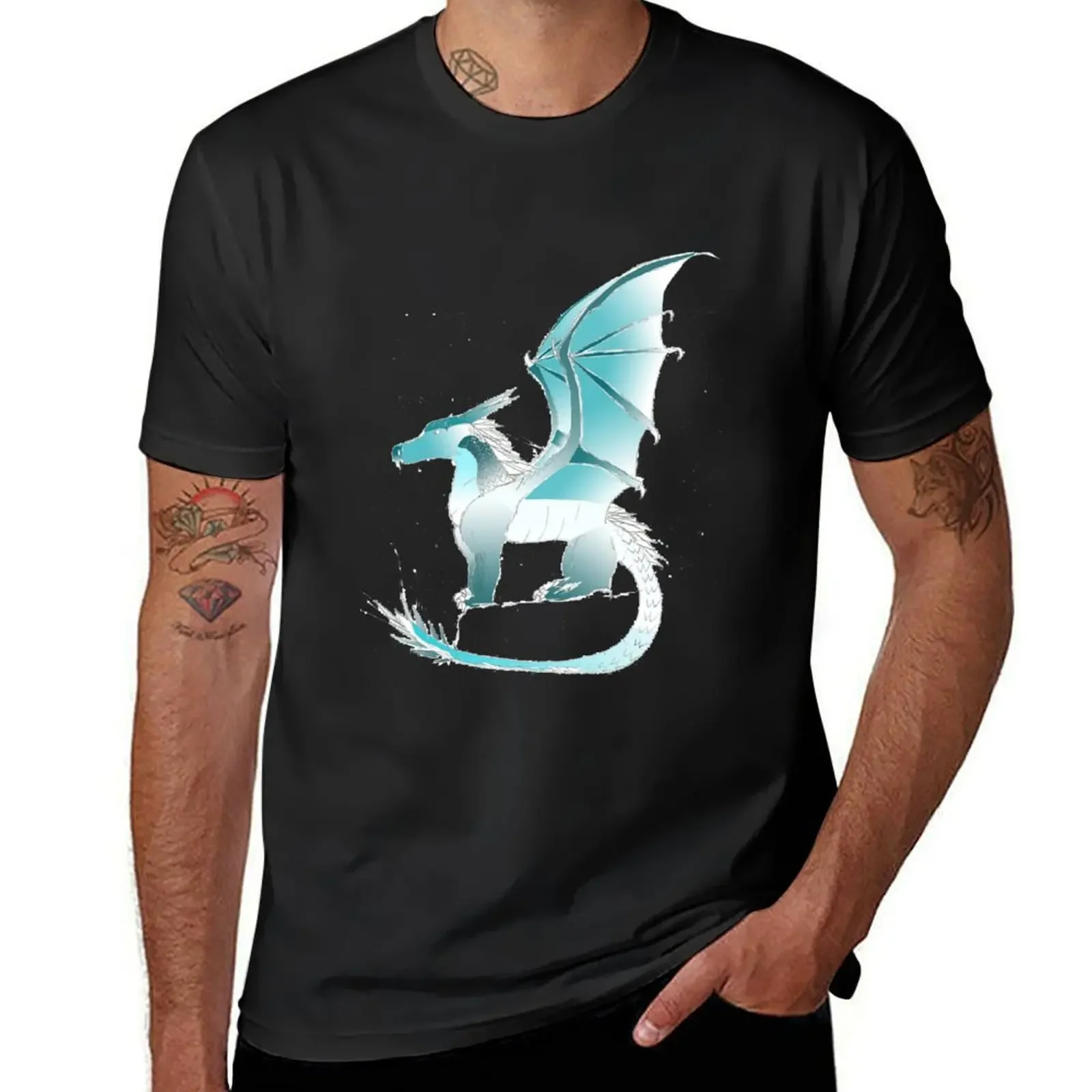 

Wings of fire Icewing T-Shirt heavyweights tees sublime men clothing