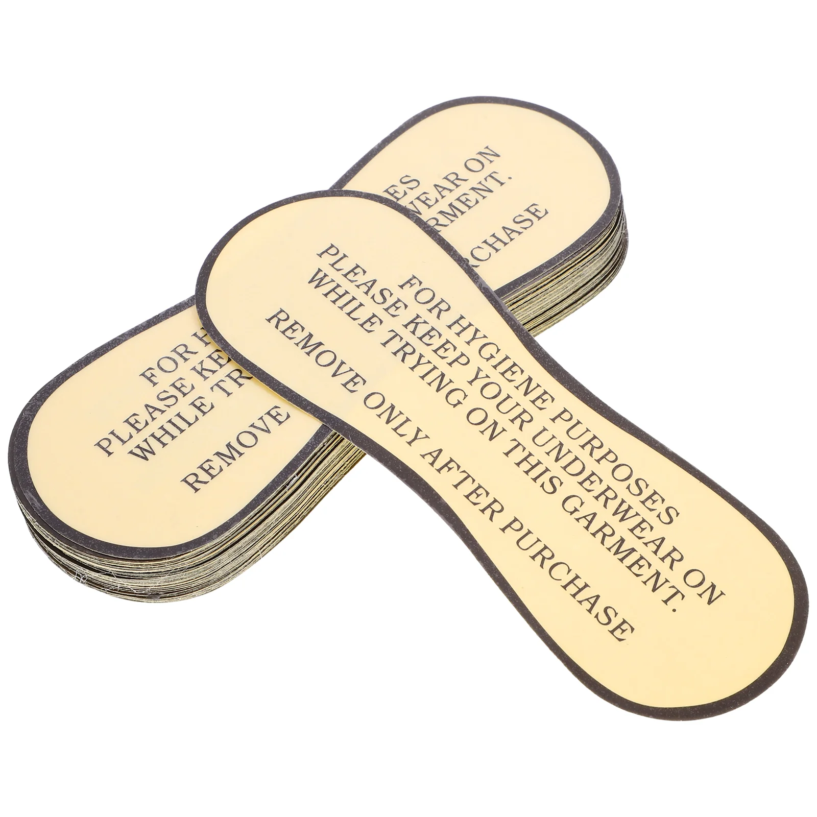 Badmode Beschermende Sticker Sticker Hygiënische Stickers Badjurk Voor Lingerie Labels