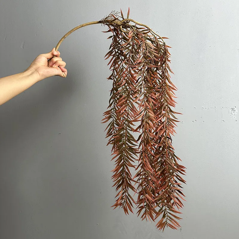 Künstliche Weinrebenpflanzen, persisches Blatt, zum Aufhängen, Rattan, Wandbehang für Wohnzimmer, Hochzeit, Dekoration, Outdoor, Garten, gefälschte Pflanzen – Detail 3