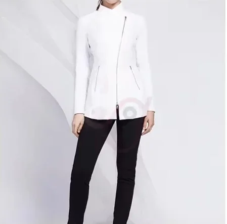 Spa Tunic Long Sleeve Hotel Spa Uniform Salon Pet Shop Uniform Fashion Slim Fit Top Scrub Clothes Women Scrubs Lab Coat Custom