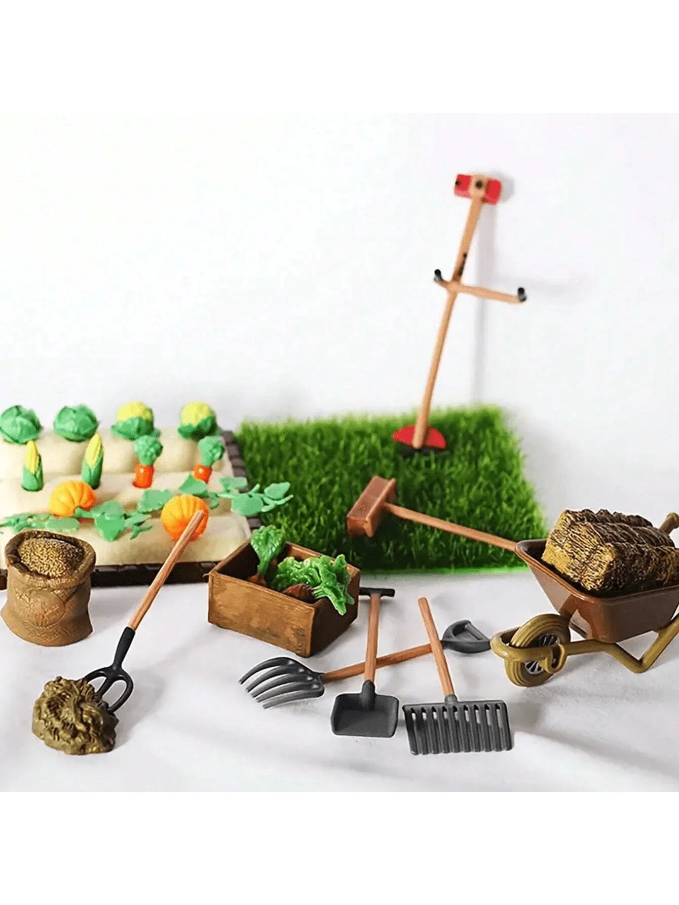 Puppenhaus-Miniatur-Gartengerä – Gardening Tools Plastic Bewertung und Preis