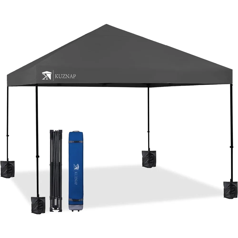 

12’x12’ Pop up Canopy Tent Patented EZ Set up Instant Outdoor Canopy with Wheeled Carry Bag Bonus 4 Weight Sandbags,