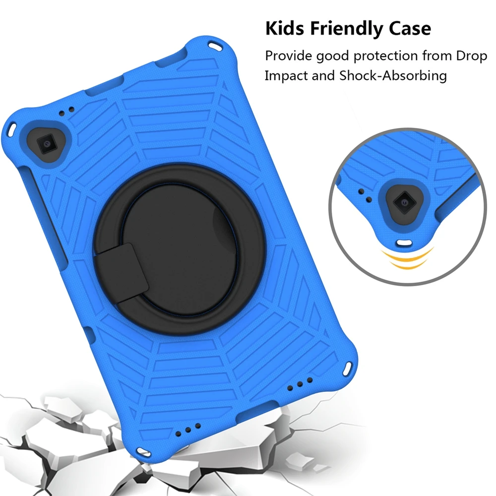 For Xiaomi Mi Pad 4 Plus 10.1 inch Case EVA Kids Safe Pull Ring Shockproof Shoulder Strap Stand Tablet Cover