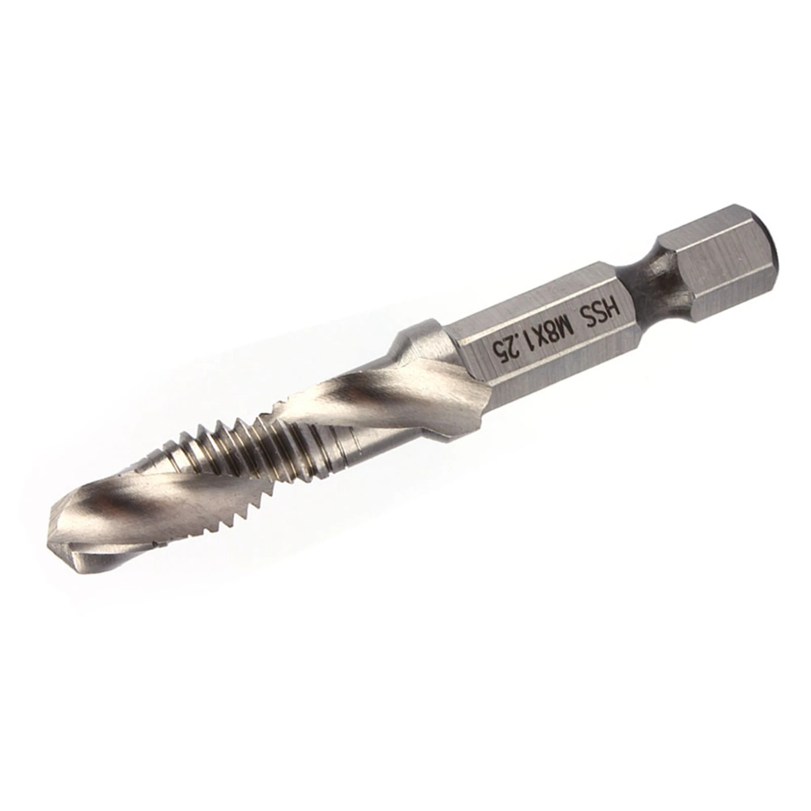 Trapano con codolo esagonale M8 HSS 1/4 "Trapano con codolo esagonale e punte da trapano coniche per utensili elettrici Parte per utensili elettrici Punta da trapano conico Maniglia esagonale Punte da trapano per maschi