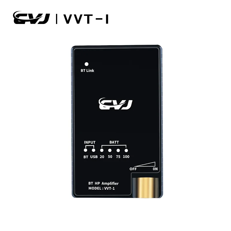 CVJ VVT-1 Bluetooth 5.3 DAC-усилитель с чипами Qualcomm QCC5125 и двумя ESS9039Q2M, с балансными выходами 3.5 мм и 4.4 мм, высококачественный звук.
