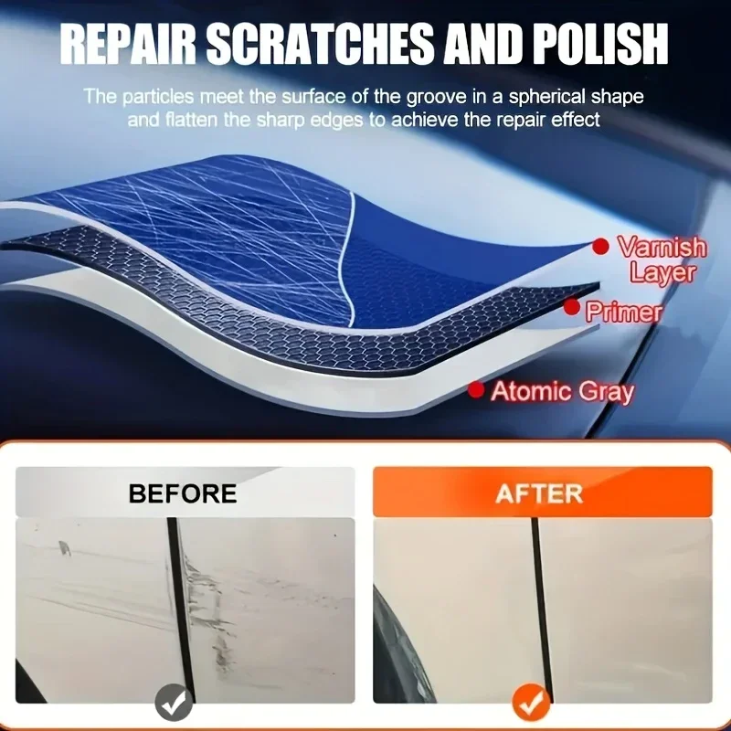 شمع إصلاح الخدوش - كريم مزيل الخدوش سريع الاستخدام، لا يتطلب شطف، يستعيد اللون الأصلي واللمعان بسهولة #2